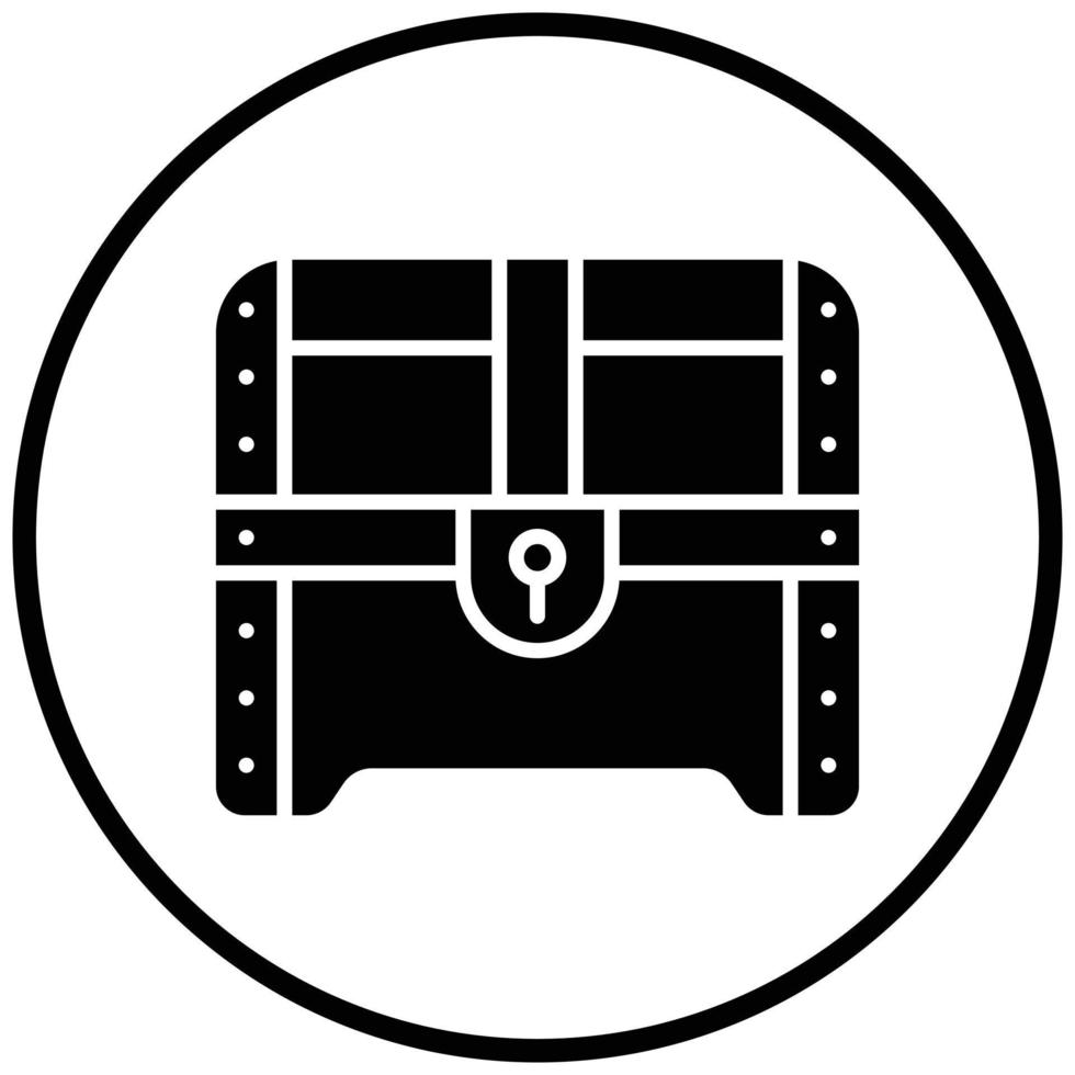 Chest Icon Style vector