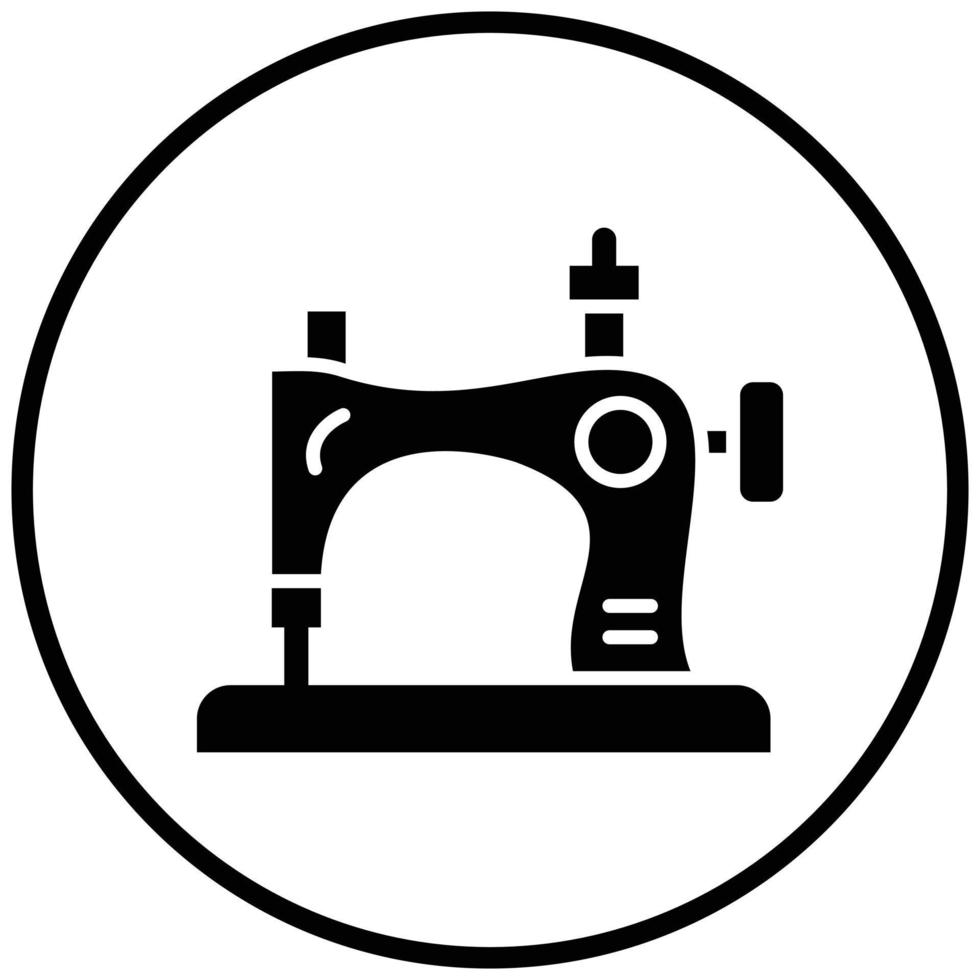 Sewing Machine Icon Style vector