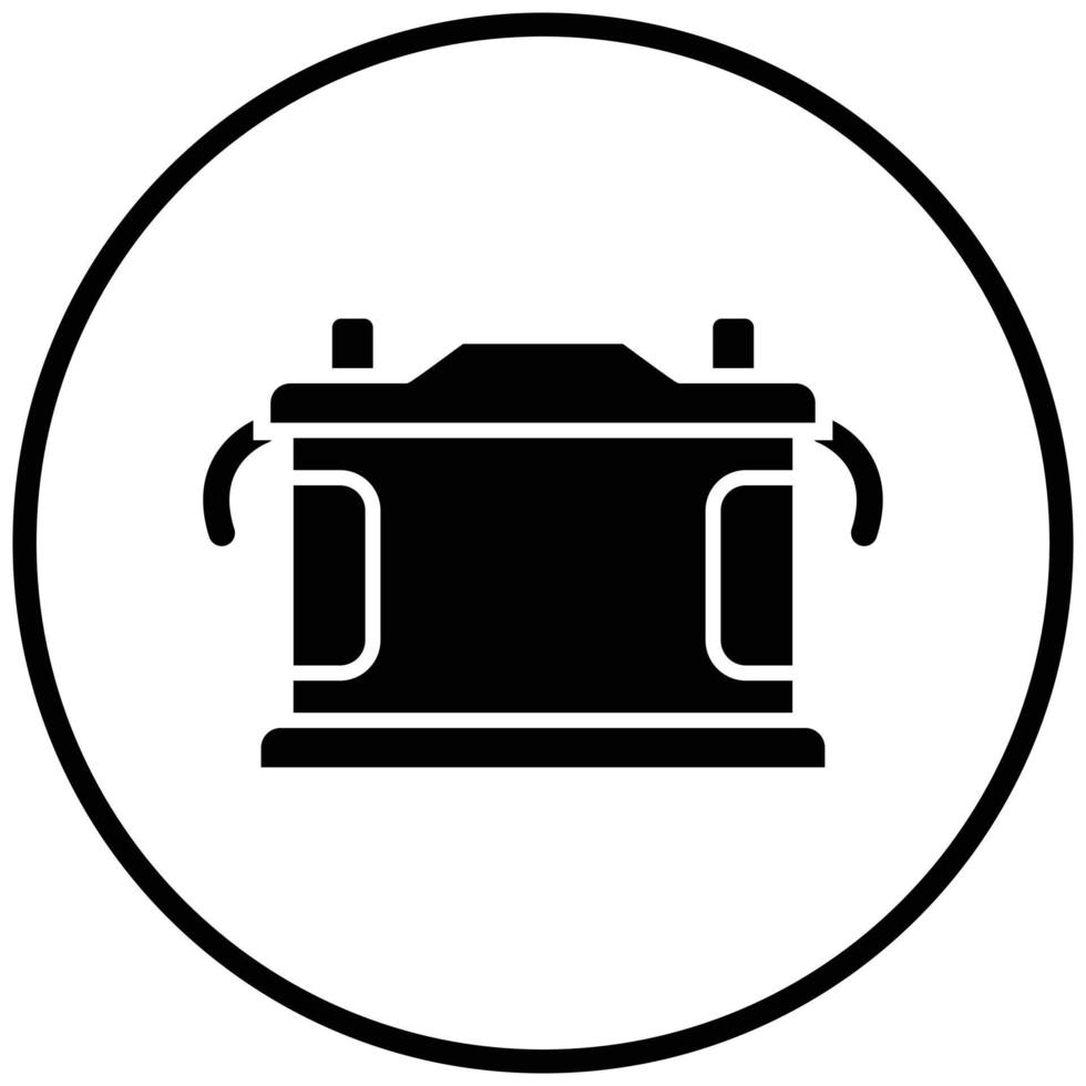 Accumulator Icon Style vector