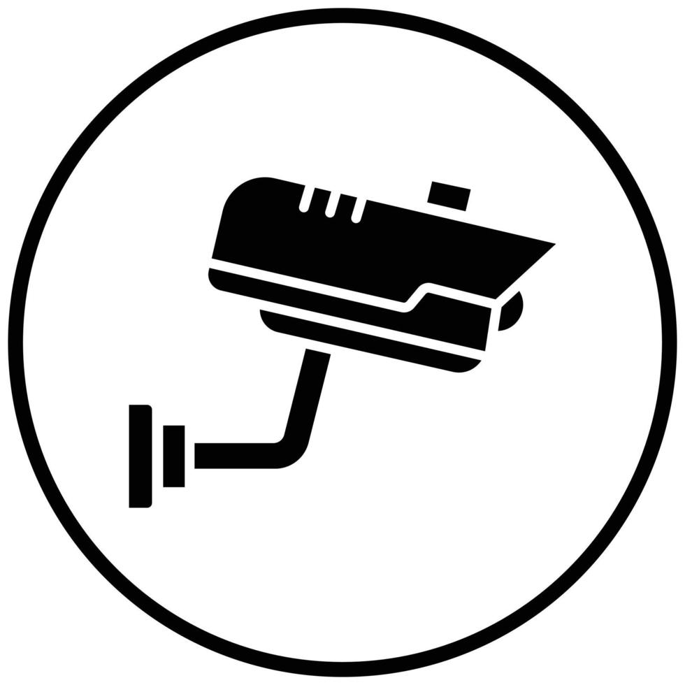 Security Camera Icon Style vector