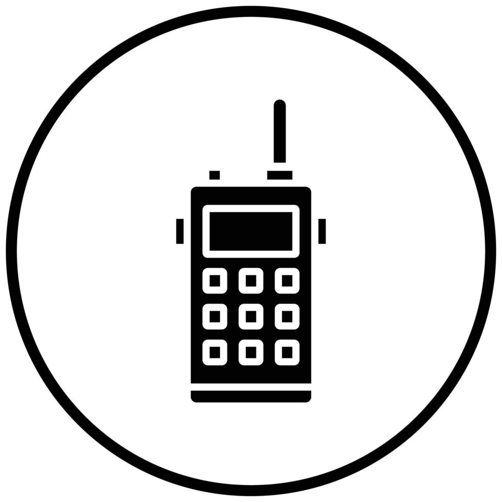 Walkie Talkie Icon Style vector