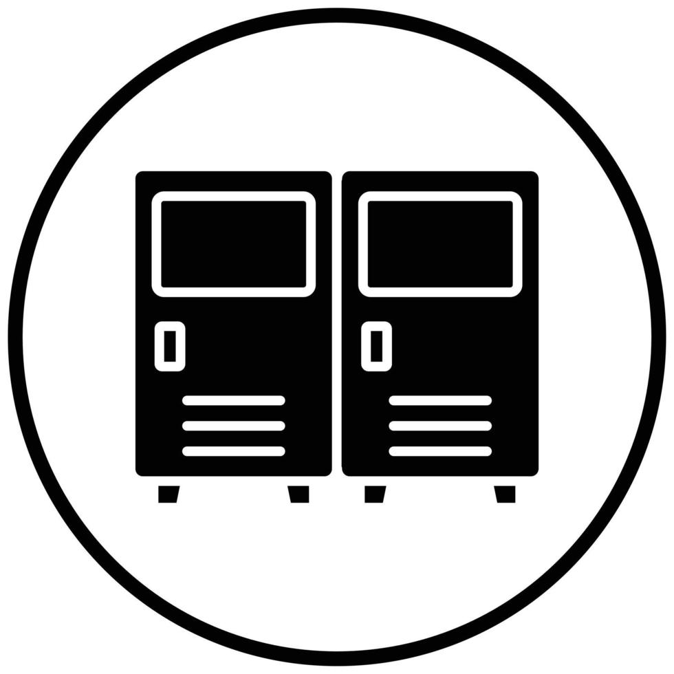 Locker Icon Style vector