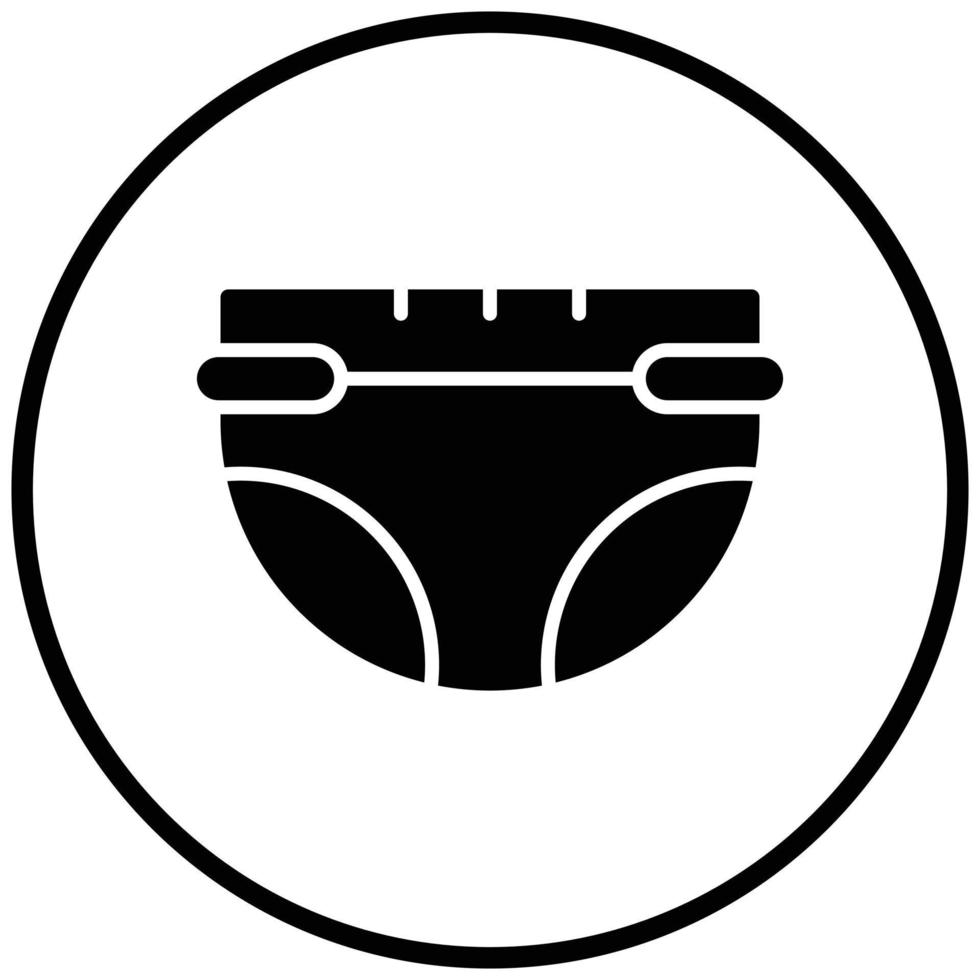 Diaper Icon Style vector