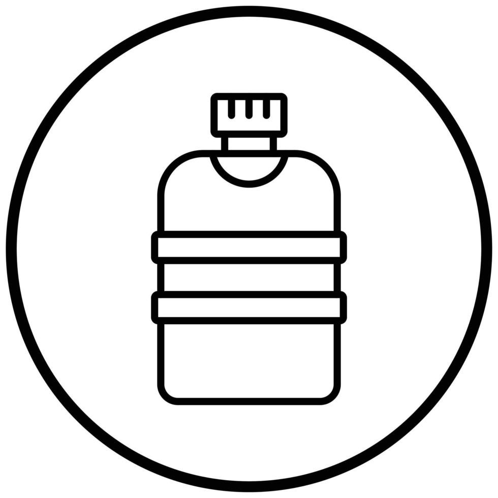 Army Canteen Icon Style vector