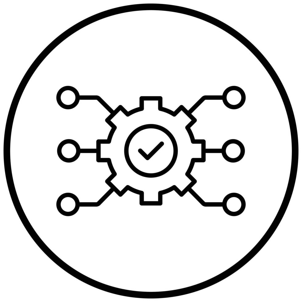 Automate Icon Style vector