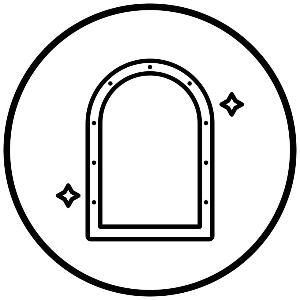 Mirror Icon Style vector
