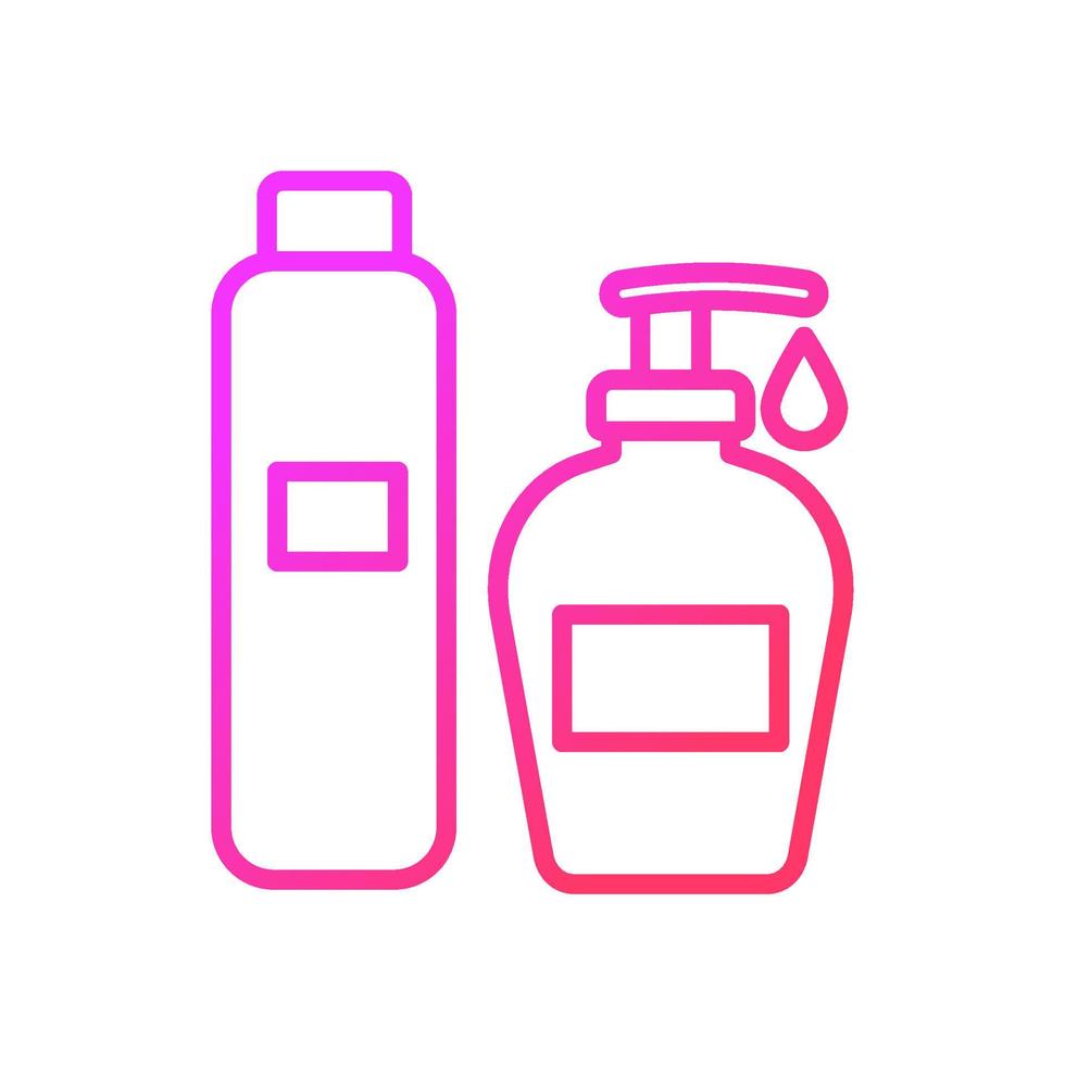Skin care products gradient linear vector icon. Cleansing cream. Beauty tips. Dermatology. Face and body cosmetics. Thin line color symbol. Modern style pictogram. Vector isolated outline drawing