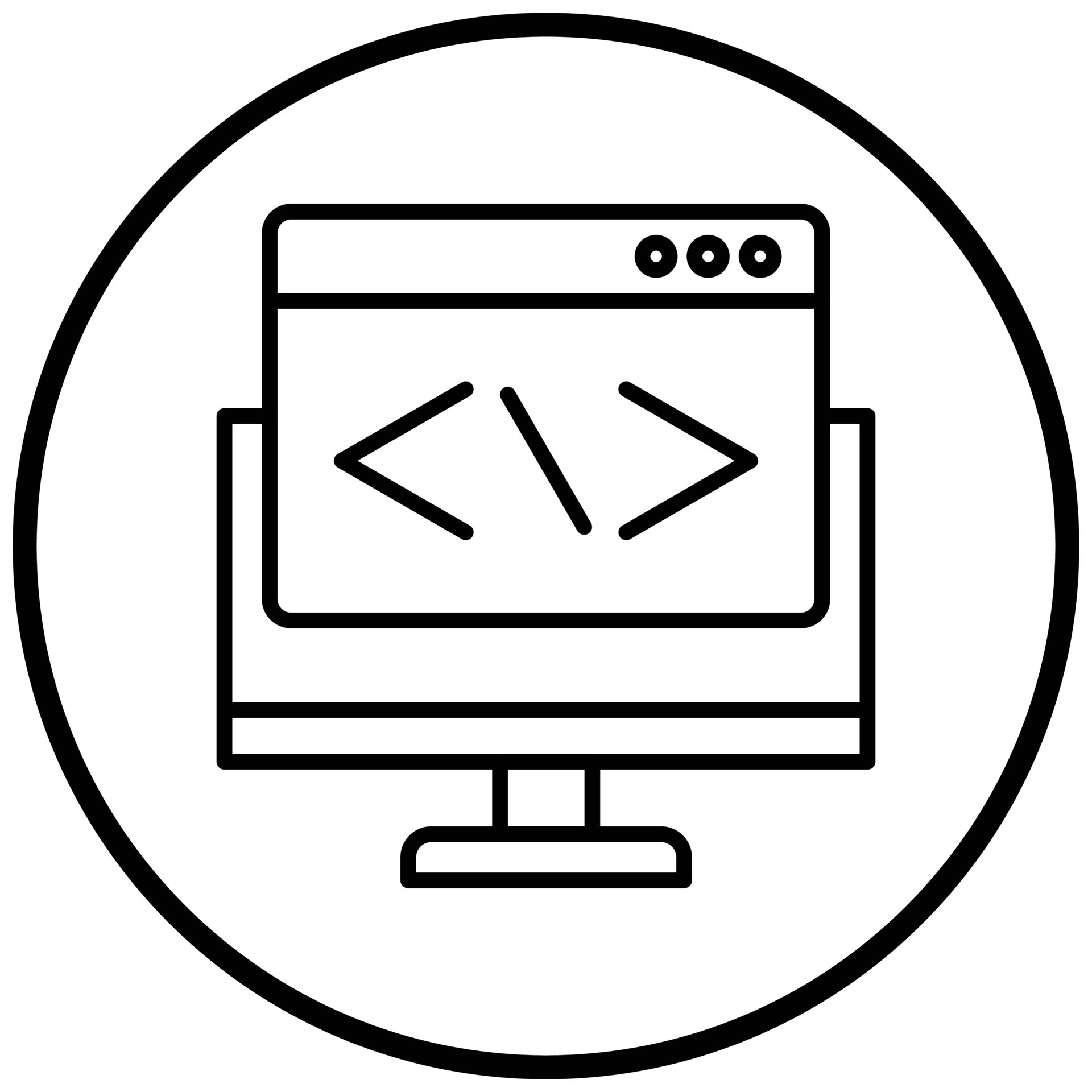 Web Programming Icon Style 8743763 Vector Art at Vecteezy
