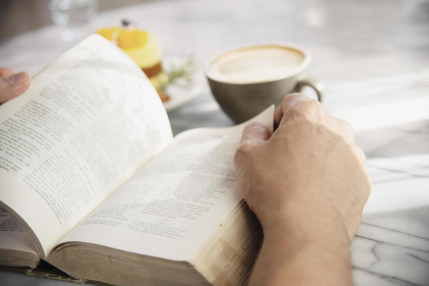 People serve beautiful fresh relax morning coffee cup set - people with coffee set background concept photo