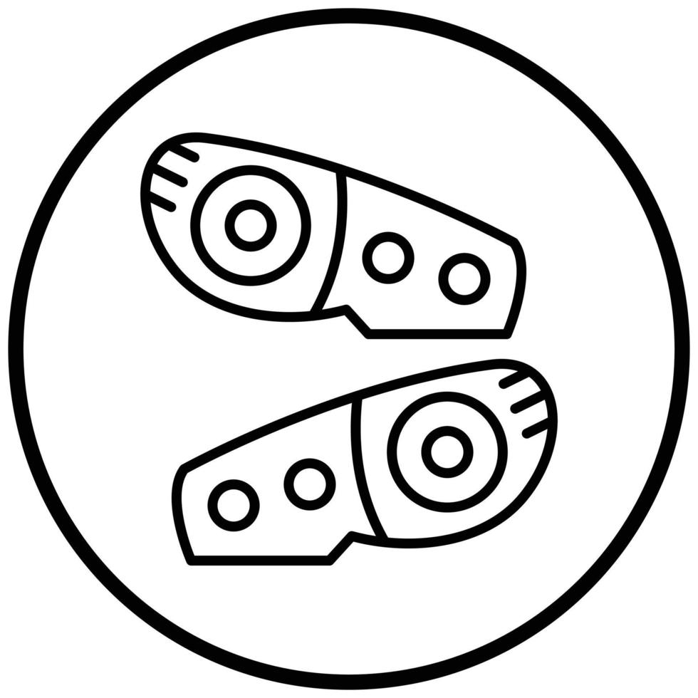 Headlight Icon Style vector
