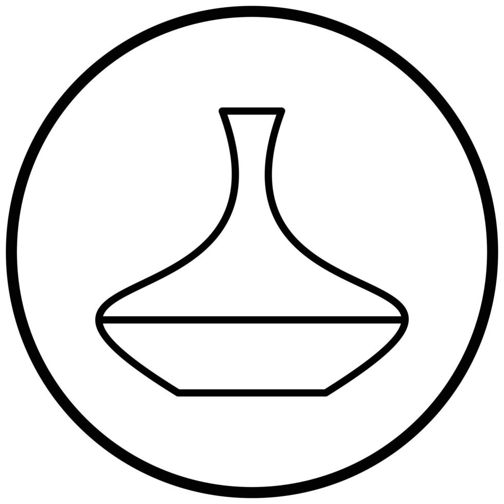 Decanter Icon Style vector