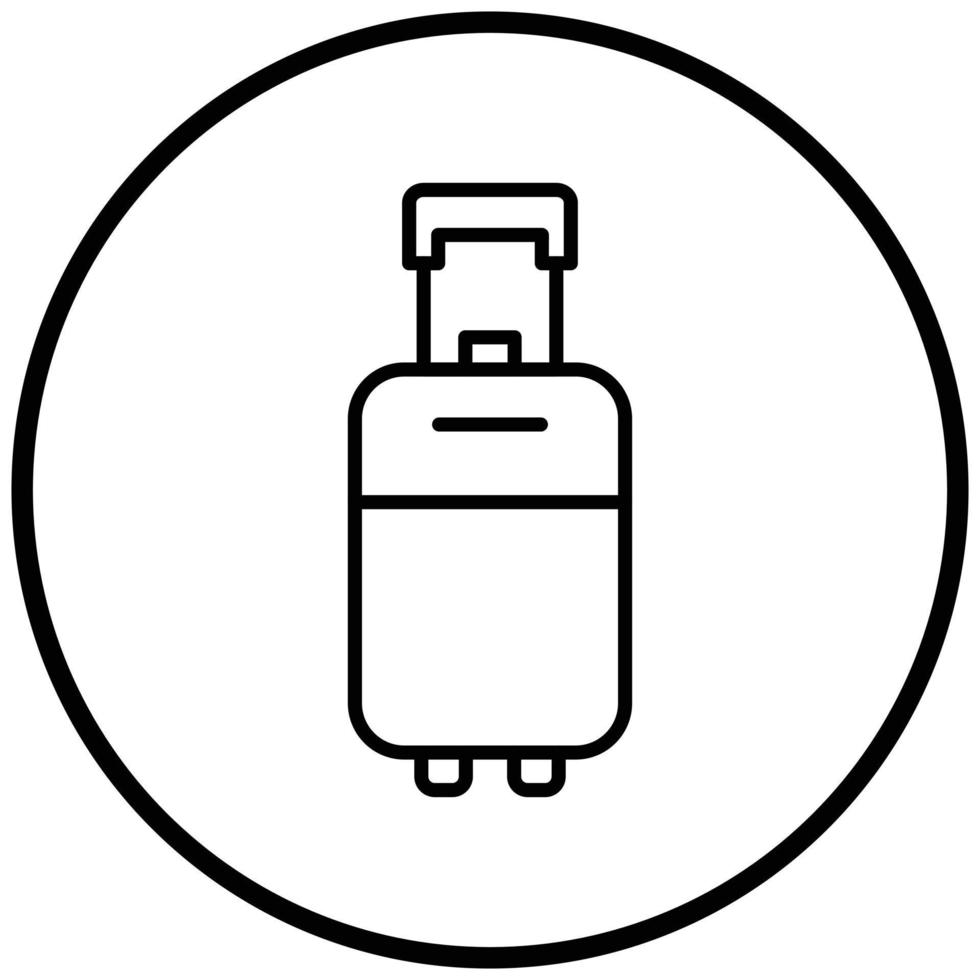 Luggage Icon Style vector
