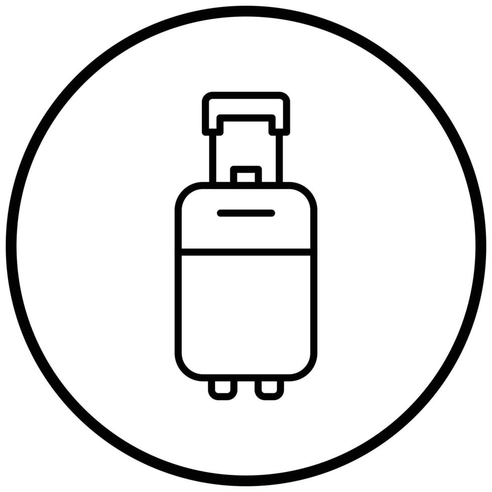 Luggage Icon Style vector