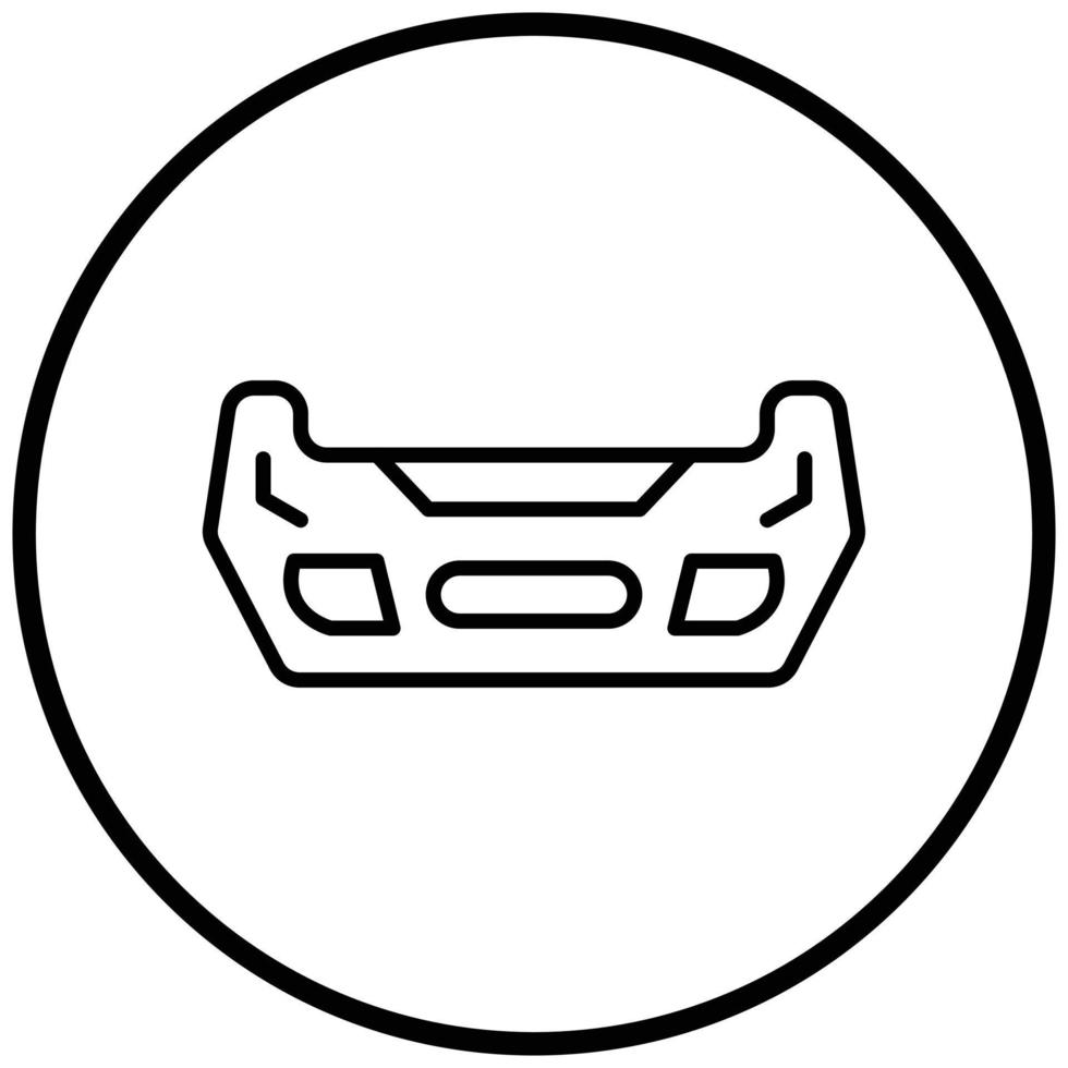 Bumper Icon Style vector