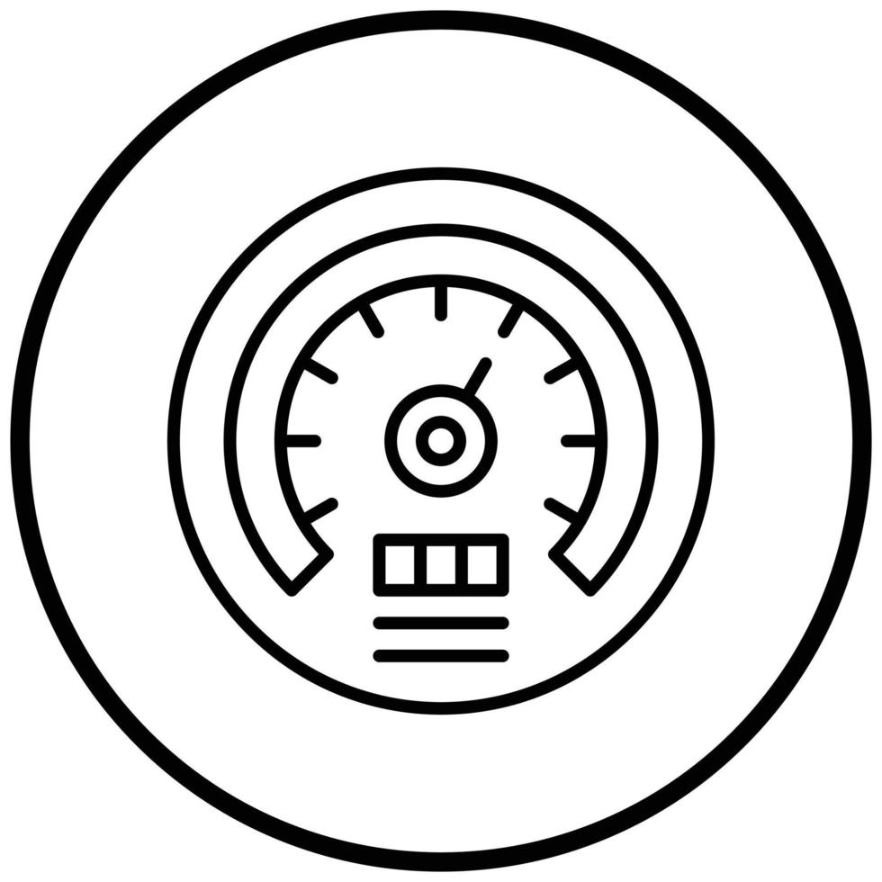 Tachometer Icon Style vector