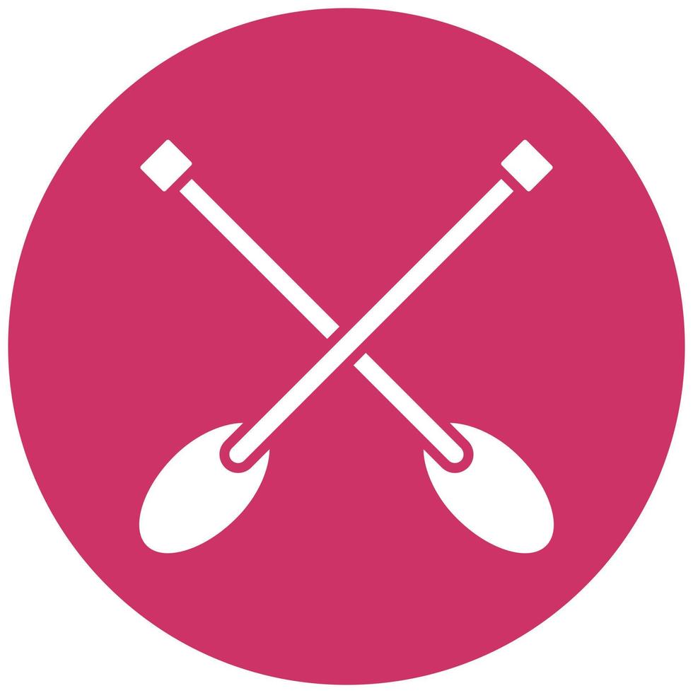 Paddles Icon Style vector