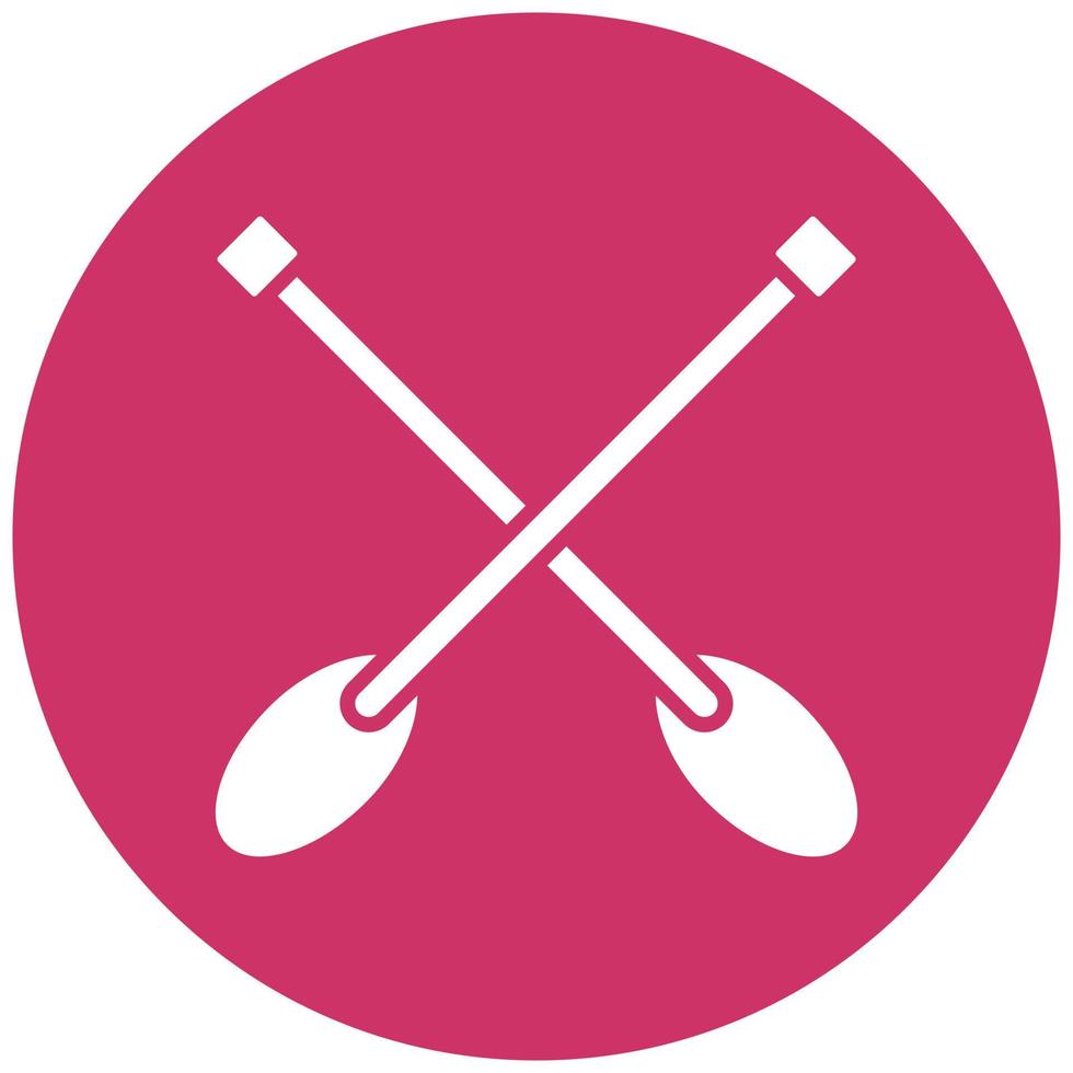 Paddles Icon Style vector