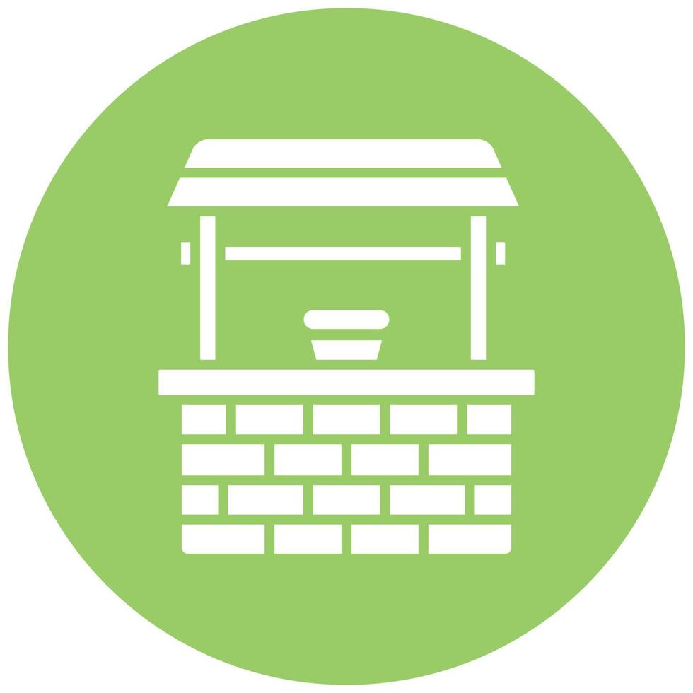 Well Icon Style vector