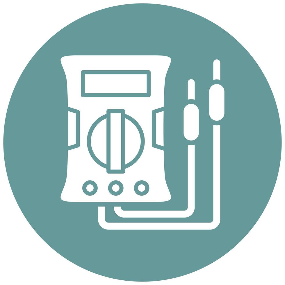 Voltmeter Icon Style vector