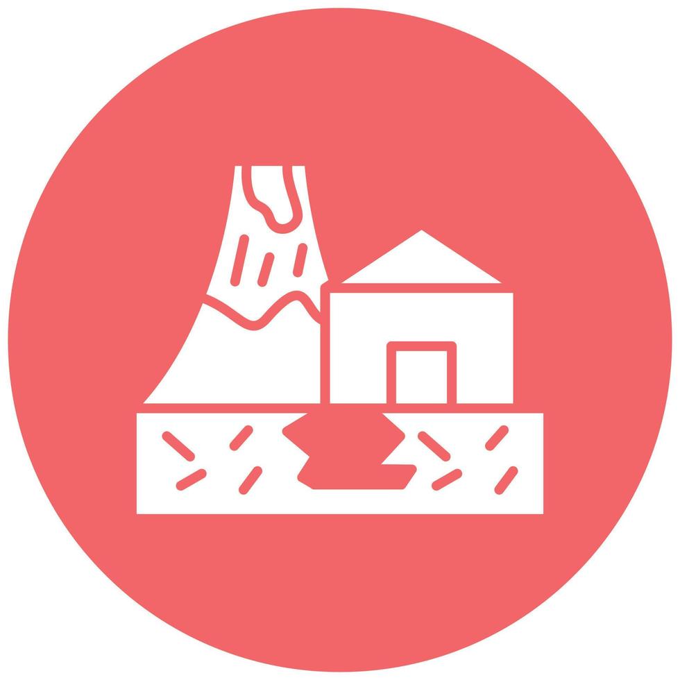 Eruption Icon Style vector