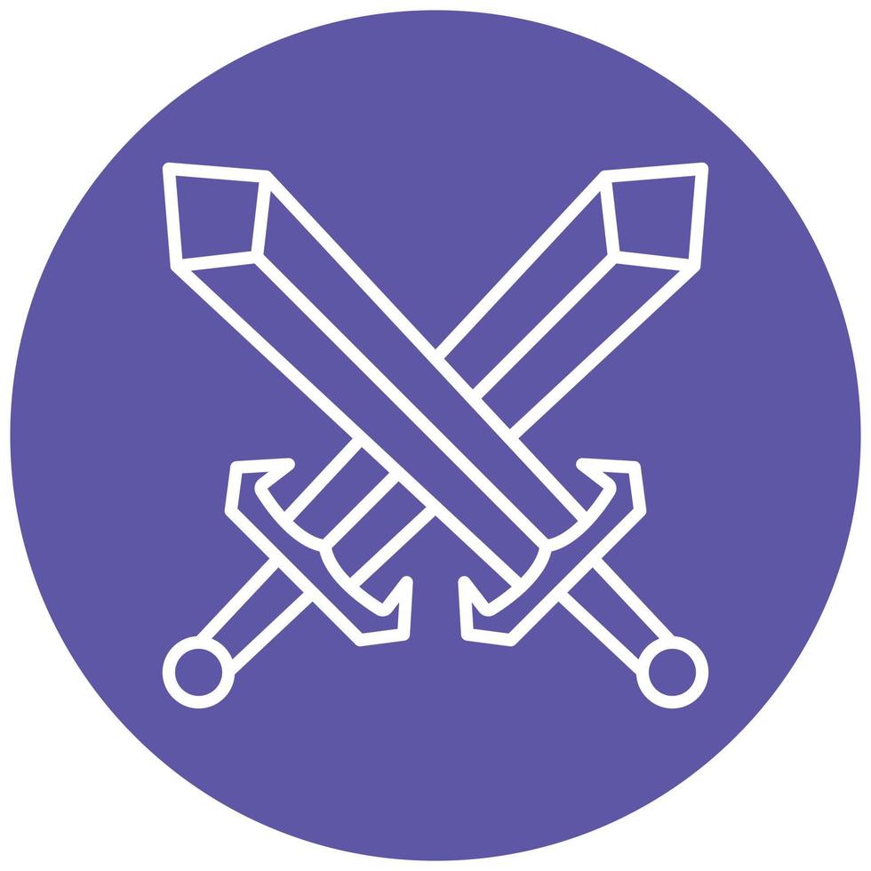 Swords Icon Style vector