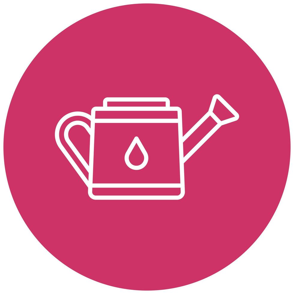 Watering Can Icon Style vector