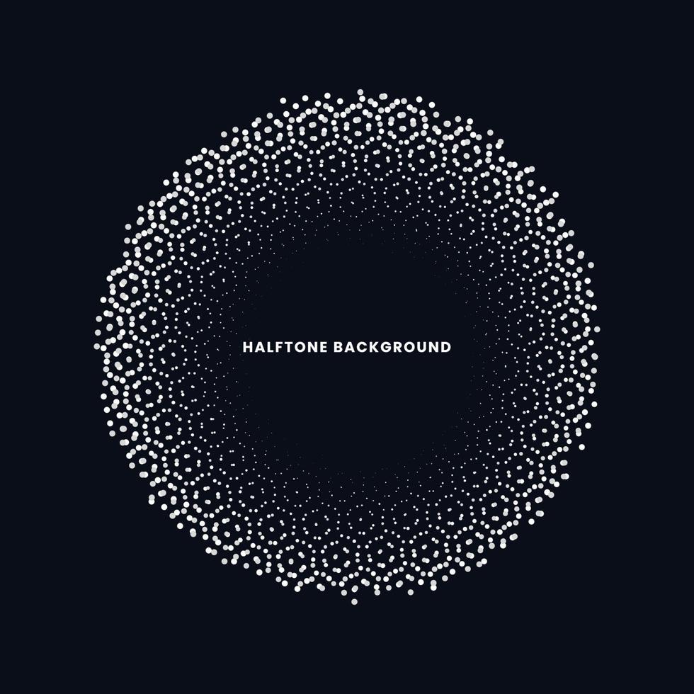 abstract background with a halftone vector
