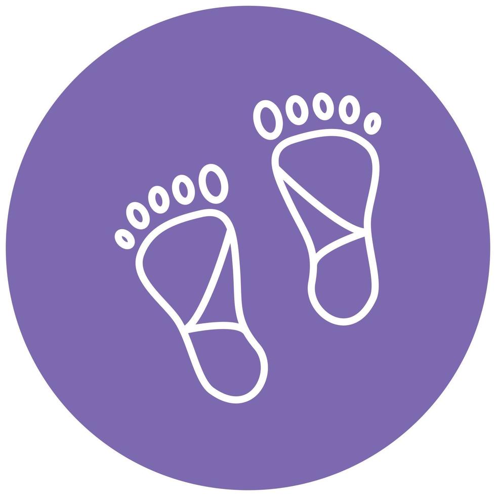 Carbon Footprint Icon Style vector