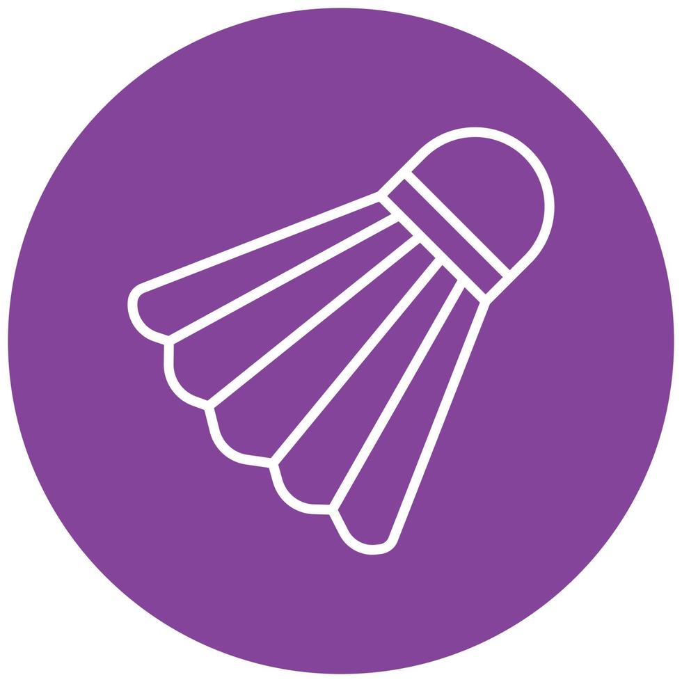 Badminton Icon Style vector