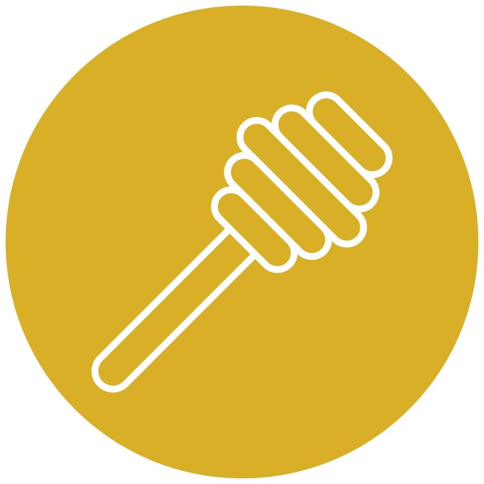 Honey Dipper Icon Style vector