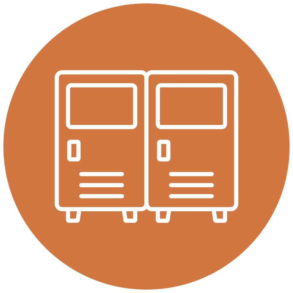Locker Icon Style vector