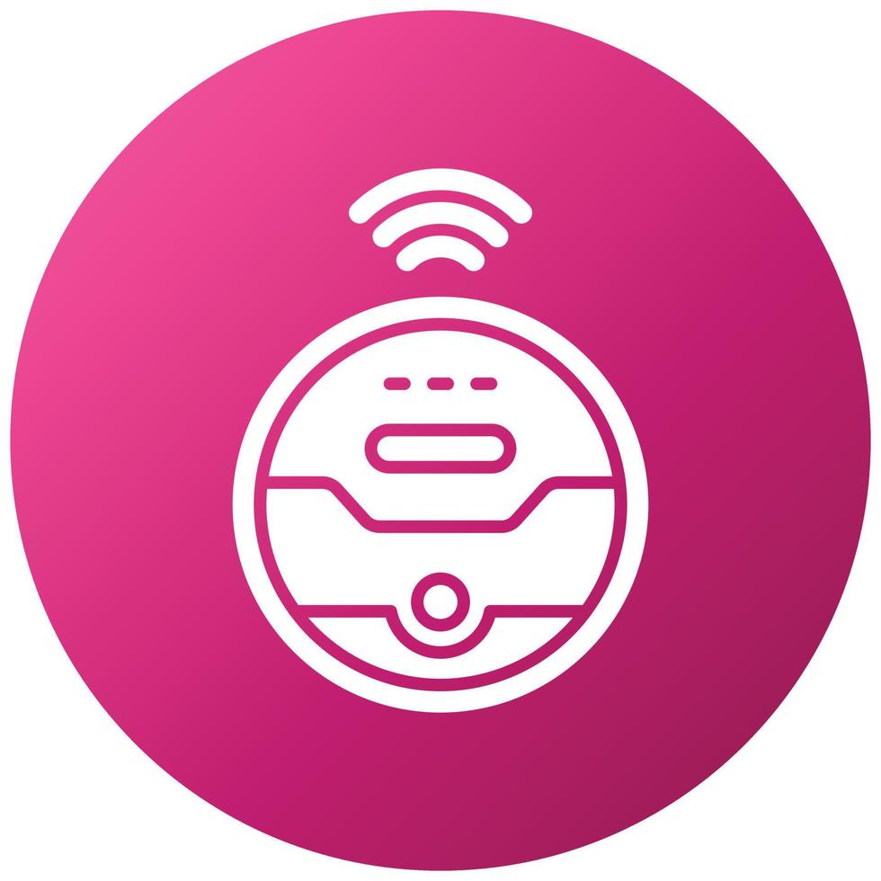 Robot Vaccum Icon Style vector