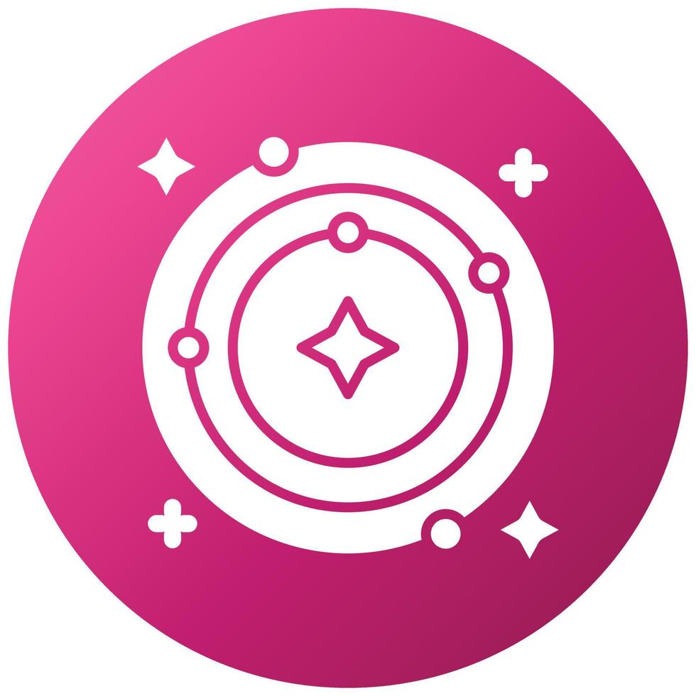 Space Orbit Icon Style vector