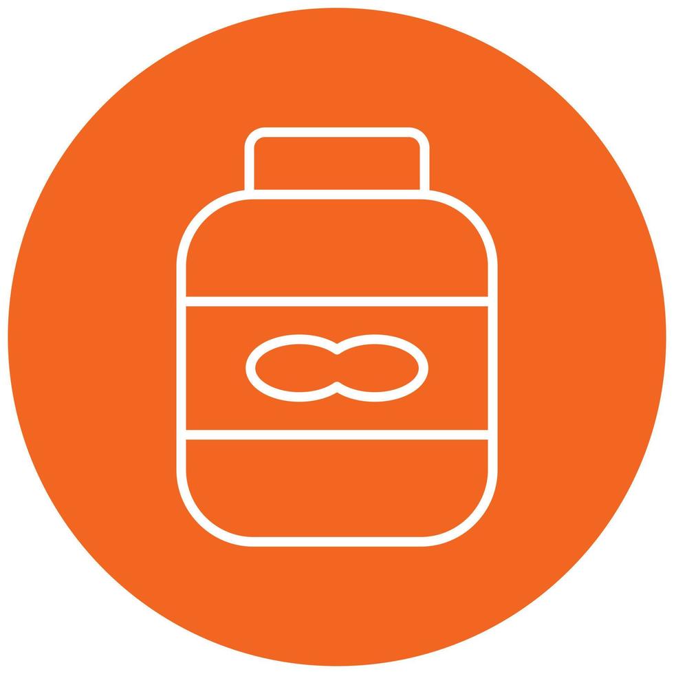 Peanut Butter Icon Style vector