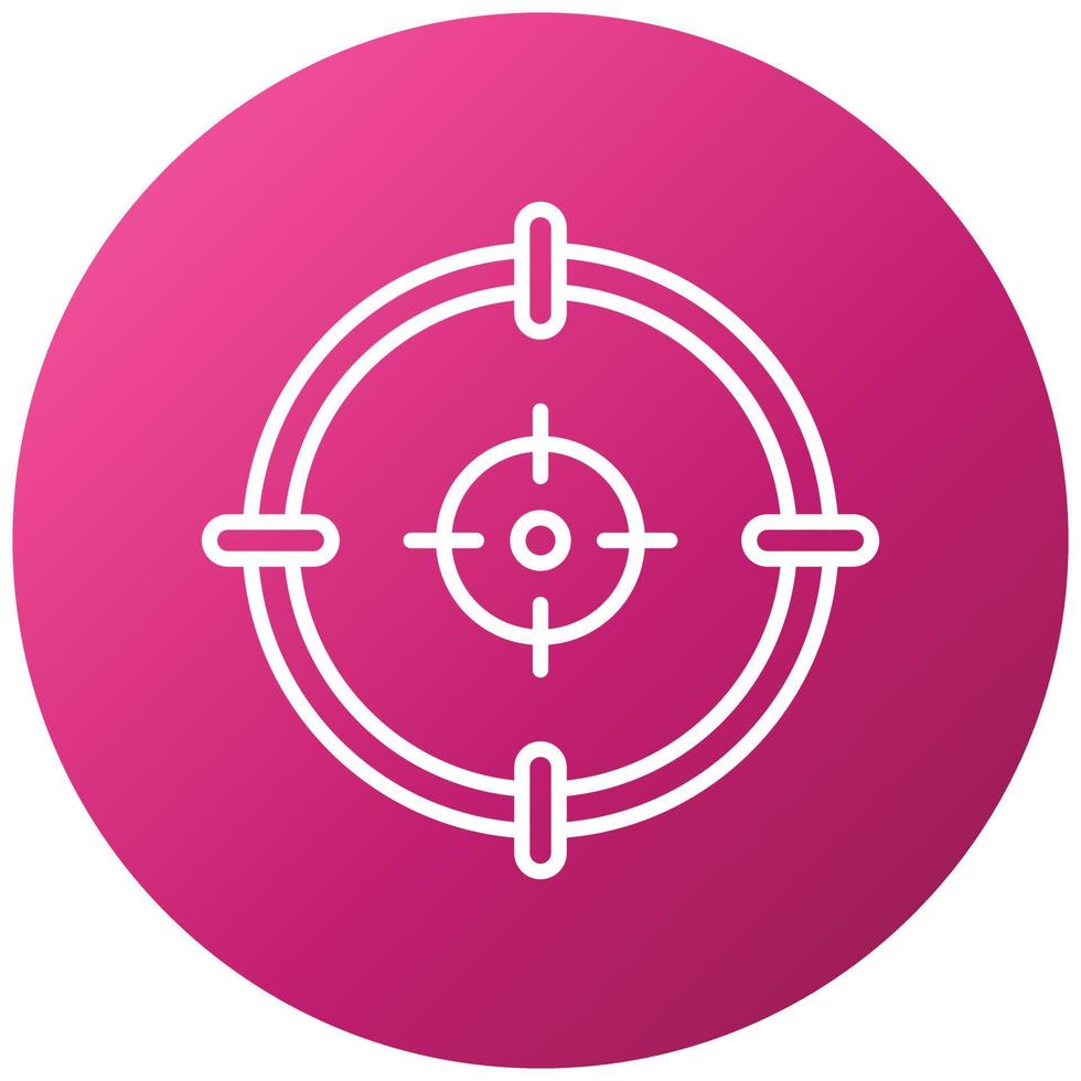 Army Target Icon Style vector