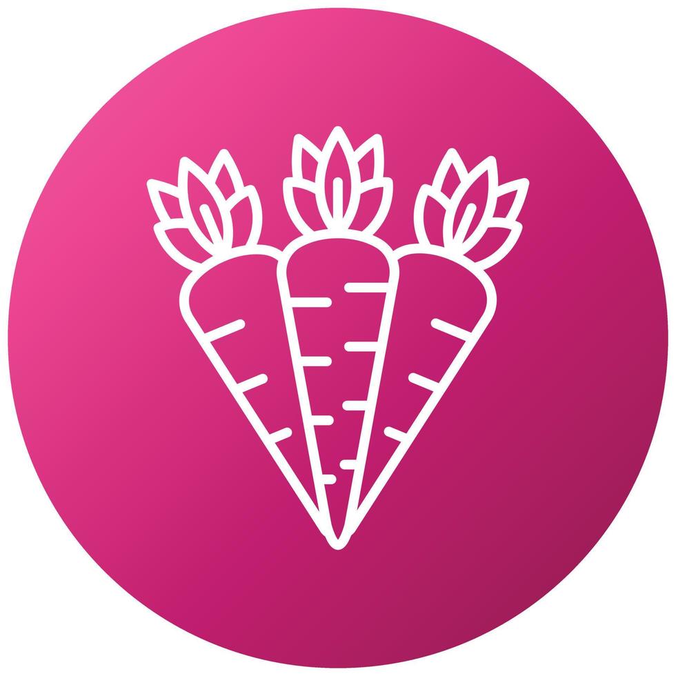 Carrots Icon Style vector