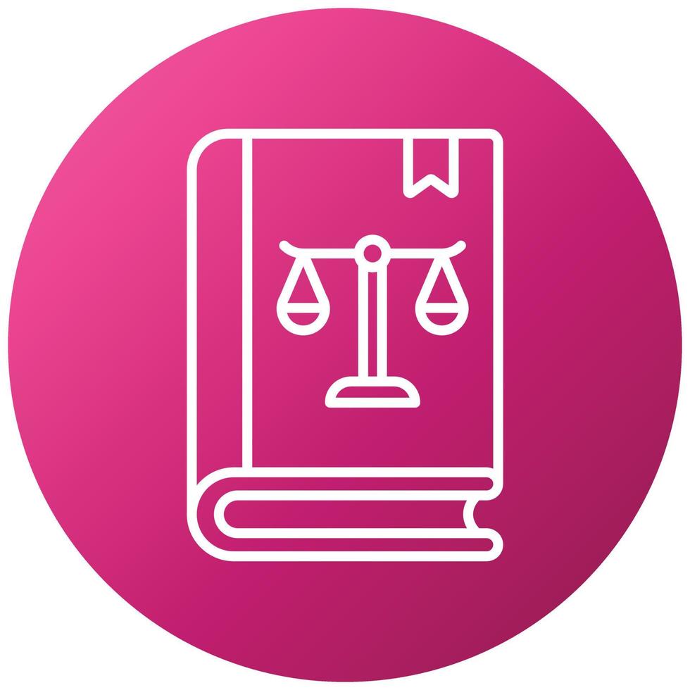 Law Book Icon Style vector