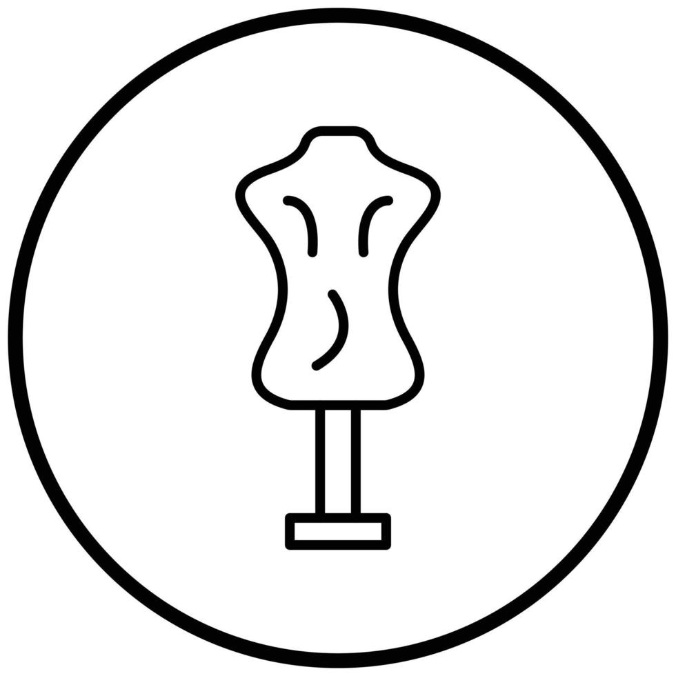 Mannequin Icon Style vector
