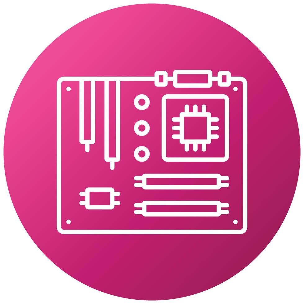 Motherboard Icon Style vector