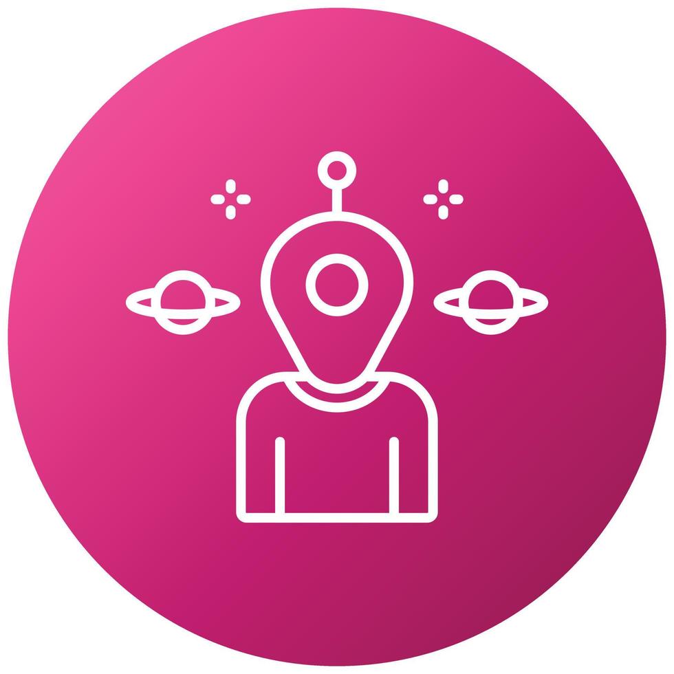 Alien Icon Style vector