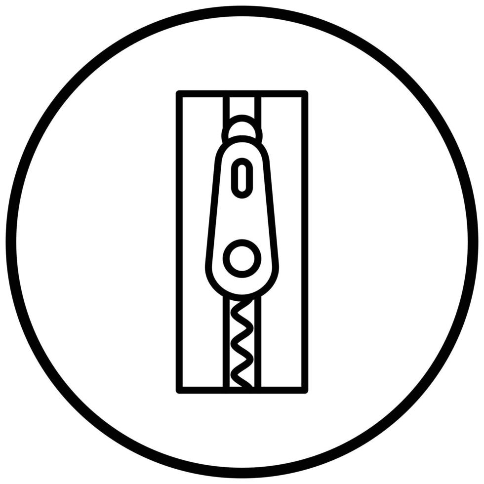 Zipper Icon Style vector