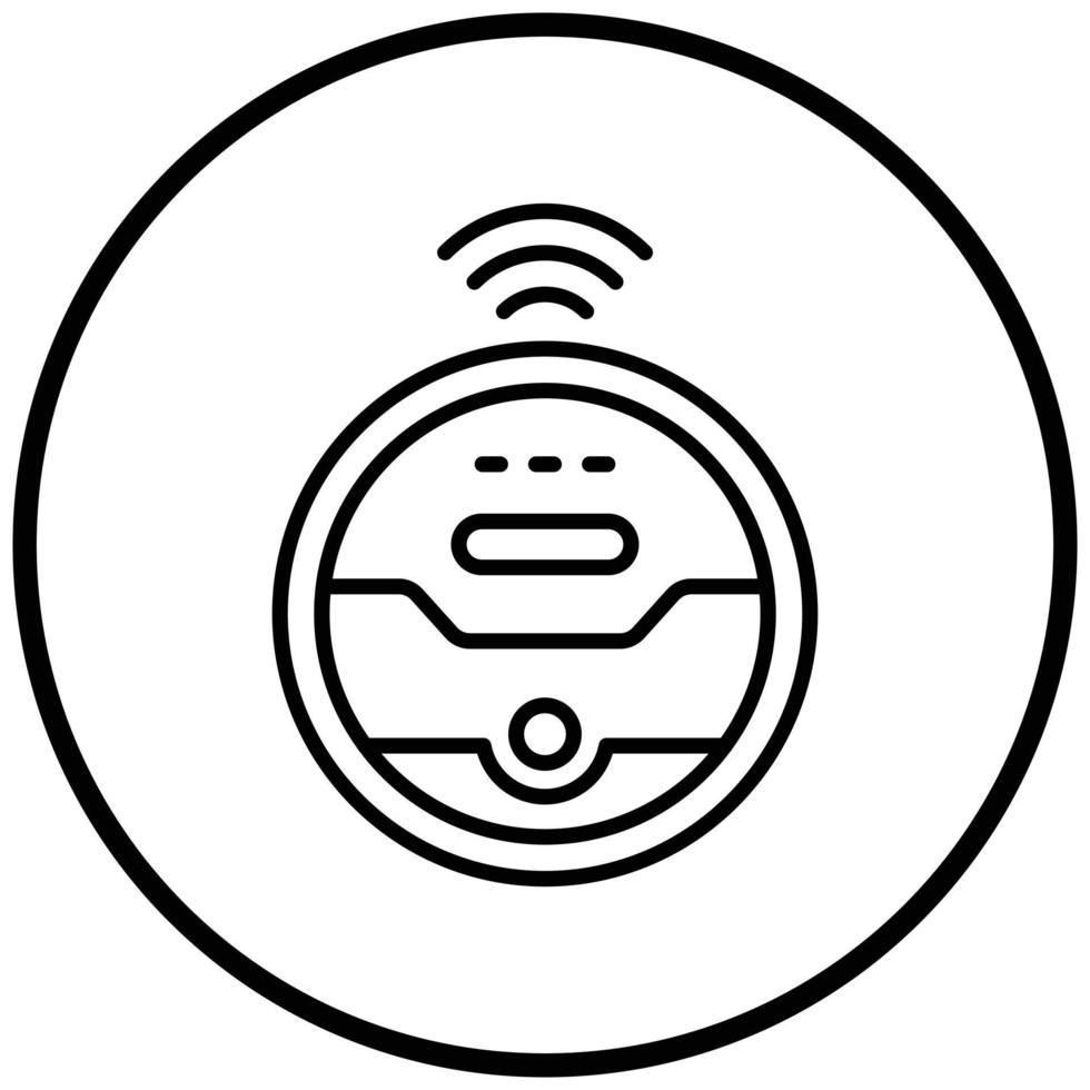 Robot Vaccum Icon Style vector
