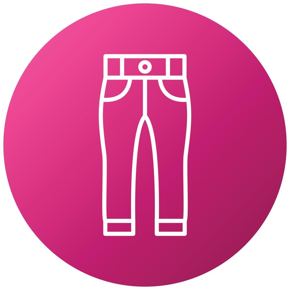 Pants Icon Style vector