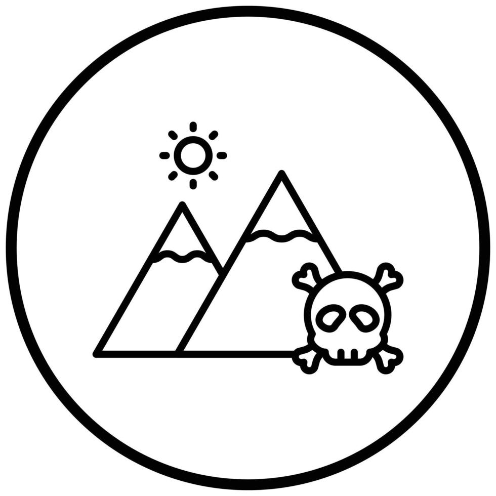 Skull Island Icon Style vector