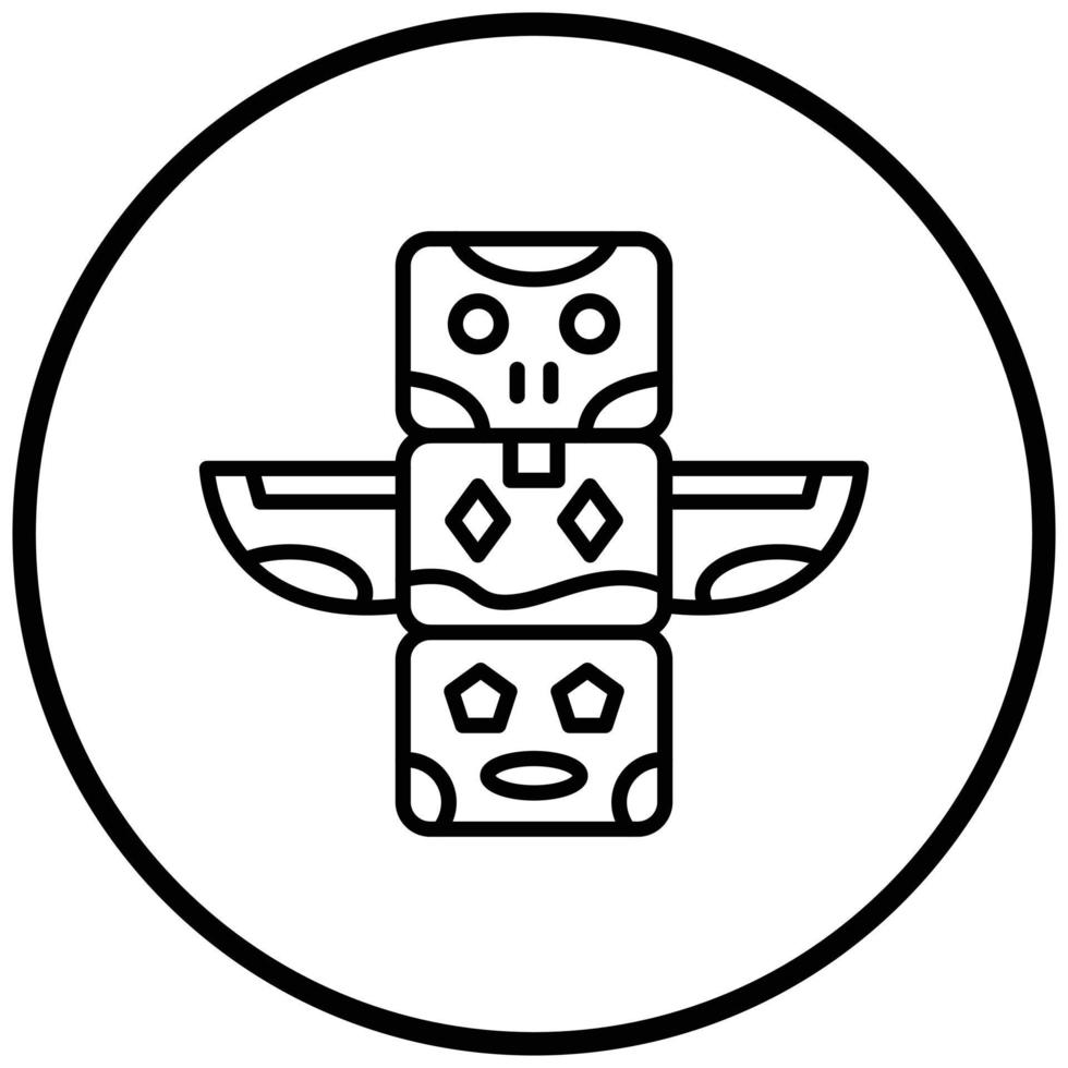 Totem Icon Style vector