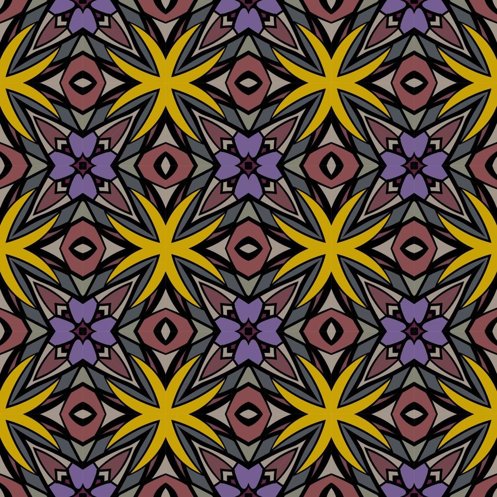 Seamless pattern with flowers. Natural pattern. vector