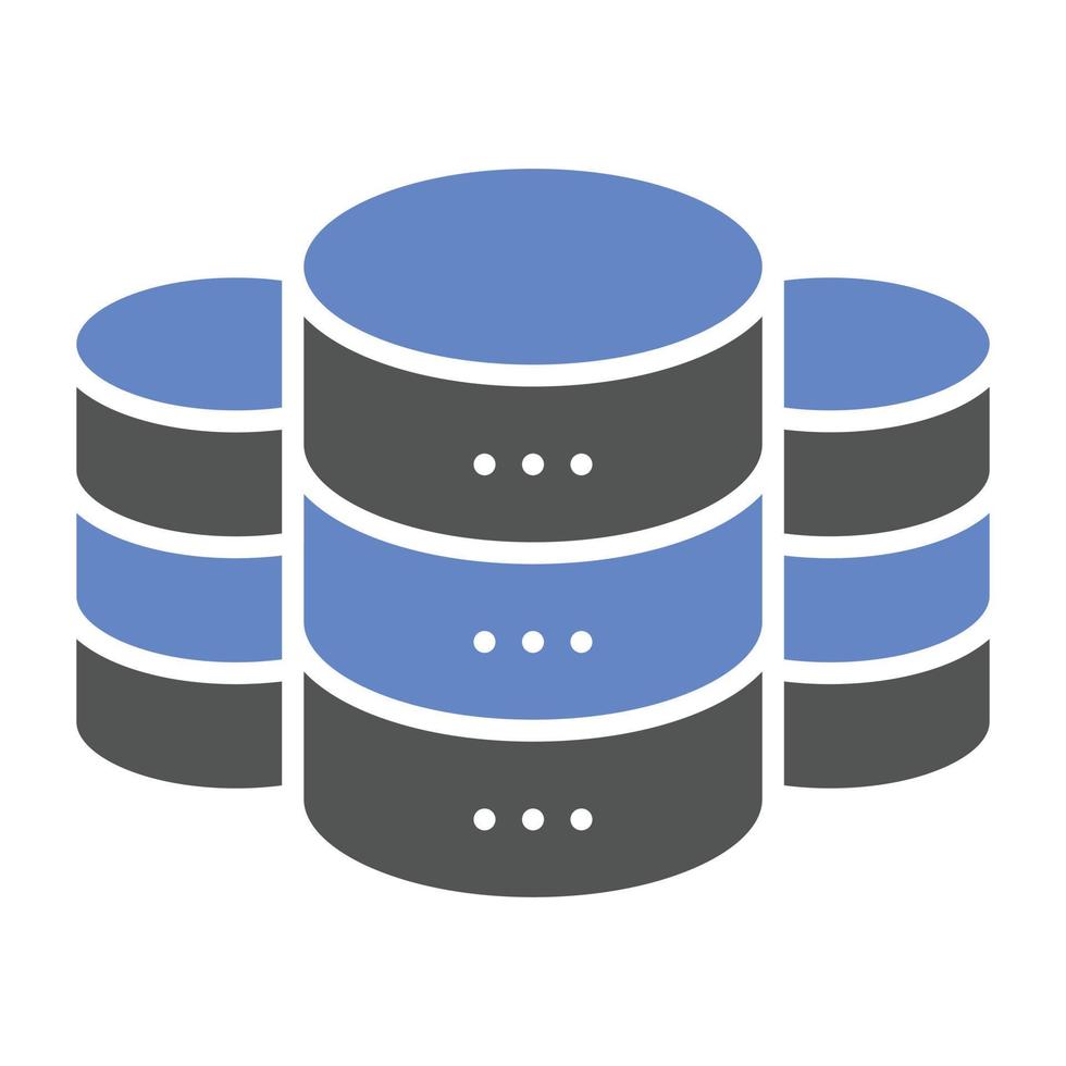 Database Icon Style 8745869 Vector Art at Vecteezy