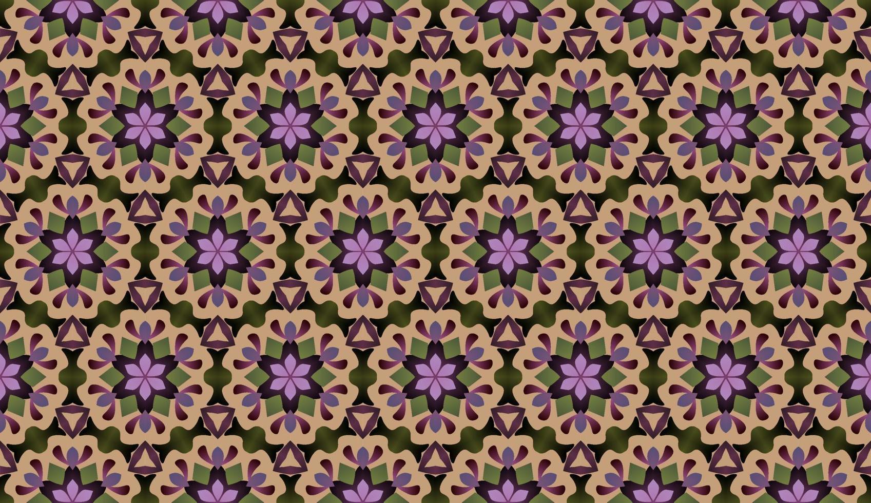 Seamless background, pattern with flowers vector