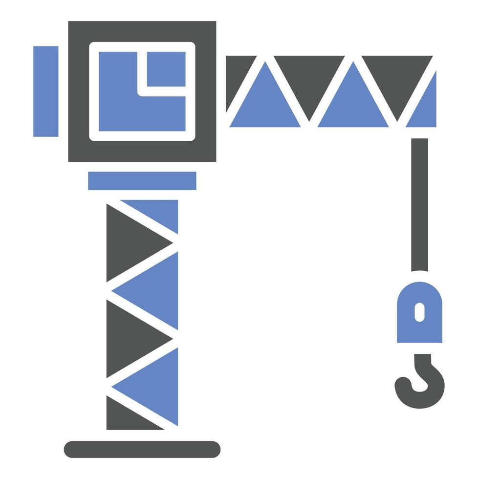 Tower Crane Icon Style vector