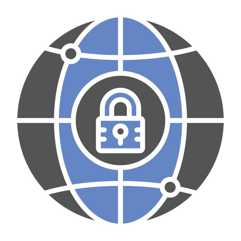 Security Network Icon Style vector